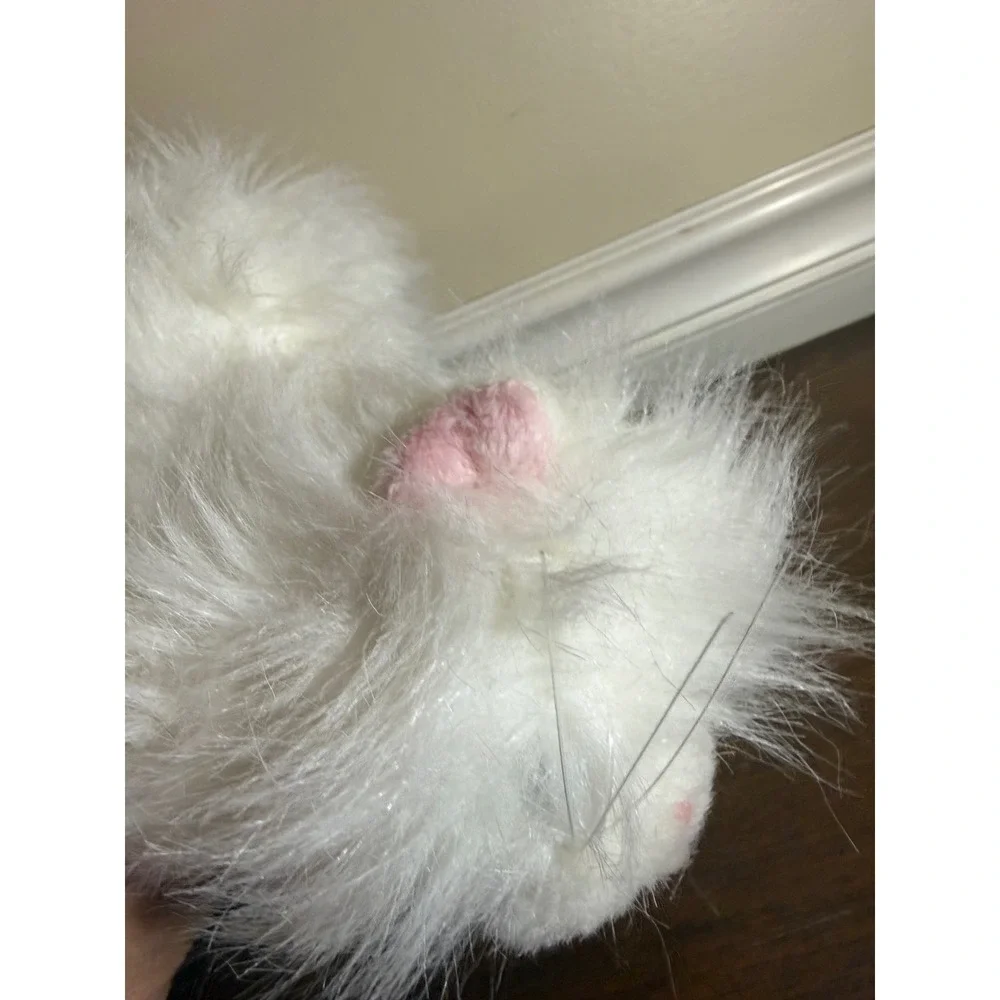 Webkinz Persian Cat Plush White Fluffy Stuffed Animal HM110 Unused Code Ganz